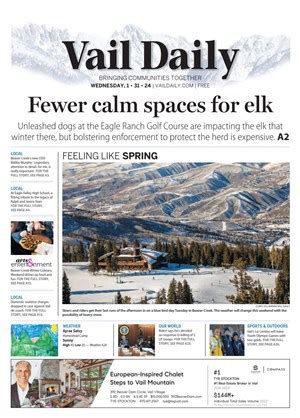 Locals Day Aprs Party Dec. . Vaildaily e edition